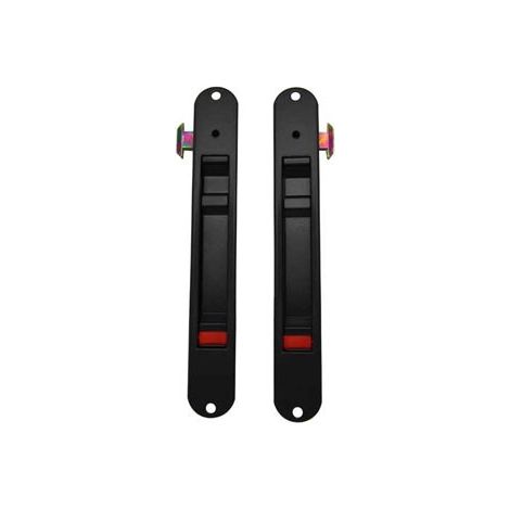 CHIUSURA SCORREVOLE 6821 ALLUMINIO NERO 2 UN