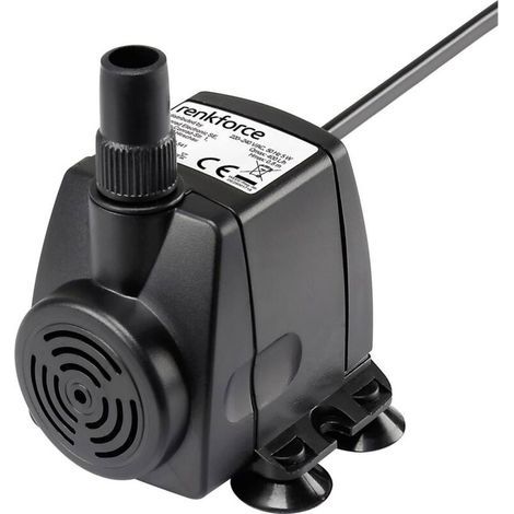 Zimmerbrunnenpumpe 400 l/h – Max. Förderhöhe 0,8 m – 230 V Netzanschluss – Optimale Fördermenge für Wasserspiele – Q868871 (1/5)