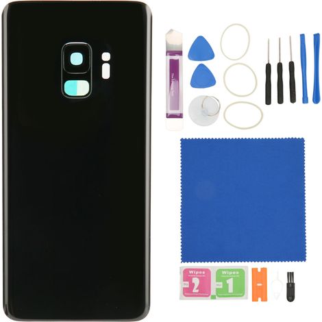 Panneau arrière étanche pour Galaxy S9 G960, avec objectif d'appareil photo préinstallé et adhésif, coque de batterie étanche (1/5)