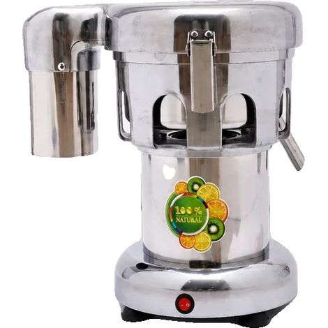 Machine à jus centrifugeuse, puissance de 370W, tension de 220V, vitesse de 2800RPM, matériau en acier inoxydable, sortie de marc de 3,35" (1/5)