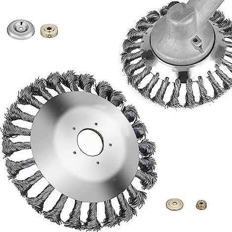 Brush cutter head caliber 150 x 24.5 mm - brush cutter - effective removal of foam - universal brush head (1/5)