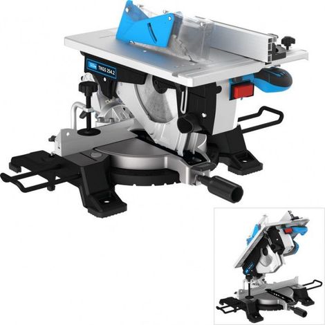 Güde – Scie combinée sur table et onglet 1800W – Ø lame 254mm – Vitesse 4800 t/min – Hauteur de coupe 60mm – Pour bois dur