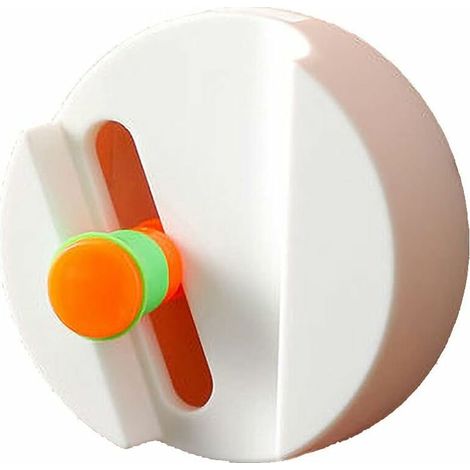 Porte-balais mural robuste 1 pièce, pour rangement cuisine, garage, jardin, blanc – DELKEVIC