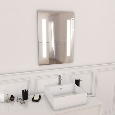 Specchio Bagno LED Self-illuminante autostrada 70x50cm