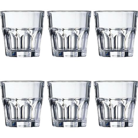 Gobelet Granity, Verre Trempée, Transparent, 16 cl (1/5)
