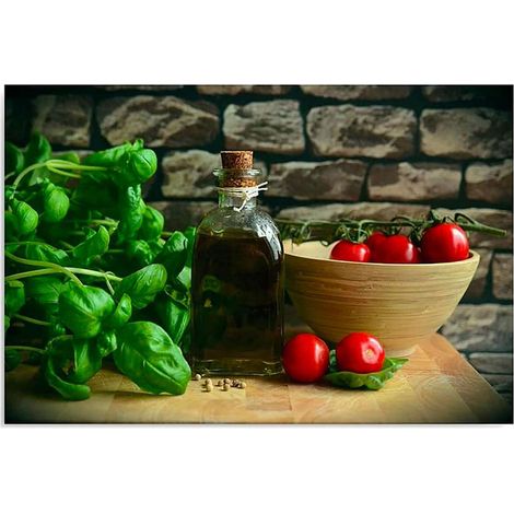 Tableau bois nature morte avec une bouteille - 50 x 40 cm (1/4)