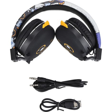 Casque Bluetooth Enfant Stéréo Pliable avec Micro, Sans Fil pour PC, Supporte Carte Mémoire et Entrée Ligne, Écouteurs Filaire pour Enfants (1/5)