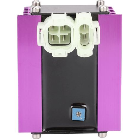 Boîtier d'allumage AC CDI sport violet réglable pour GY6 50cc 125 150cc mobylette scooter quad ATV (1/5)