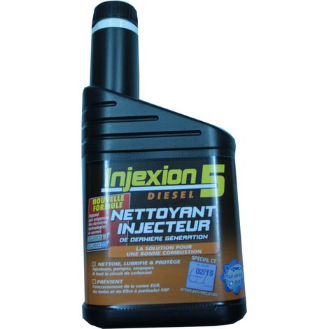 Nettoyant injecteurs diesel 500ml – Compatible FAP et pots catalytiques – Action rapide en moins de 100 km – Normes EURO 5 et EURO 6 – UM (1/2)