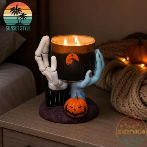 Albtraumhafter Kerzenständer für Heiligabend, Innendekoration, Terrassendekoration, Wohnaccessoires. (1/4)