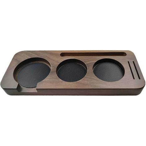 51-mm-Kaffeestampferhalter aus Holz, Kaffeefilterhalter, B (1/5)