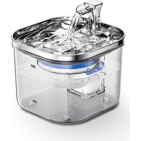 Fuente automática para gatos: bebedero con agua circulante.