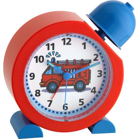 Sveglia per bambini Sveglia al quarzo vigili del fuoco TFA Dostmann (1/4)
