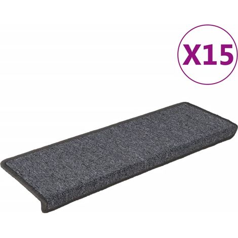 Maison Exclusive - Stufenmatten 15 Stk. 65x21x4 cm Dunkelgrau Rec