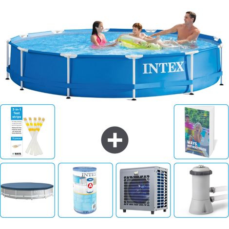 Frame Pool Rund - 366x76 cm - 7-teilig  S29 (1/5)