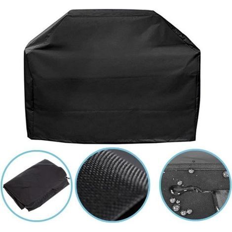 Barbecue cover 80x66x100cm, waterproof and dustproof, fits gas, charcoal, and electric grills.