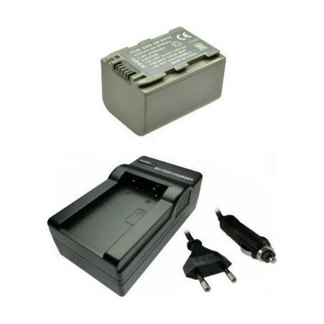 ANGEBOT IM SET: Trade-Shop Kamera Li-Ion Akku 2100mAh + Ladegerät mit Kfz Adapter für SONY DCR-DR50E DCR-SR70 DCR-SR70E DCR-SR90 DCR-SR90E DCR-SR-30 DCR-SR-30E DCR-SR-40 DCR-SR-40E DCR-SR-50