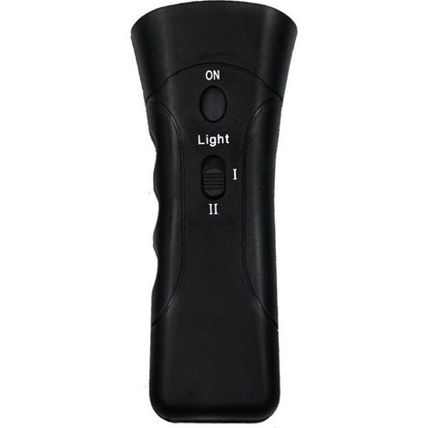 1pc Ultrasonic Dog Repeller, Dual Channel Bark Stopper, 3 in 1 Training Tool with LED Flashlight (1/3)