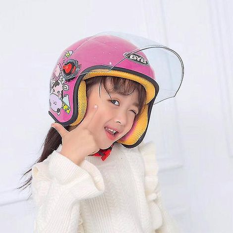 Niedlicher und trendiger Motorrad-/Rollerhelm für Kinder, Jungen/Mädchen