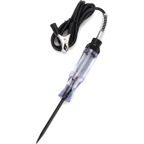 Testeur de tension électrique automobile, lampe testeur de circuit, détecteur, sonde, outil 6-24 V (1/5)