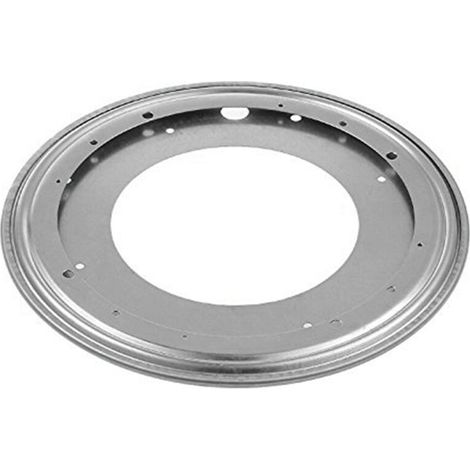 Ahlsen Rotación Mesa giratoria de 12" o 300 mm con rodamiento de bolas, mesa giratoria redonda de metal, mesa para TV, mesa para servir, caleidoscopios, soporte de exhibición, medición de plata, una p