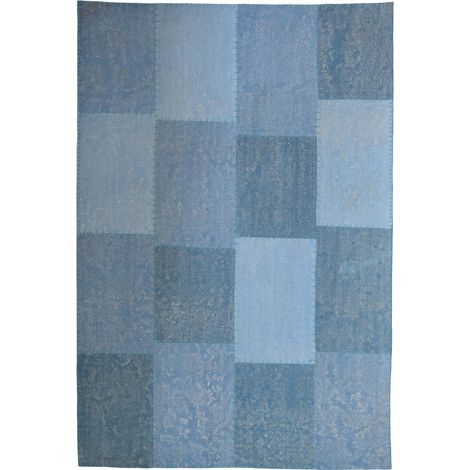 Tappeto Vintage Lyrical 110 in Cotone Blu (1/4)