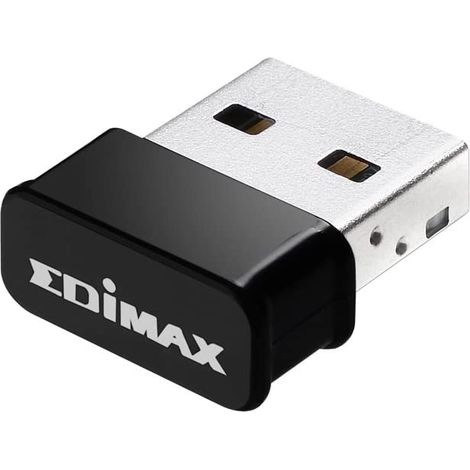 Adattatore USB Wi-Fi Edimax Pro EW-7822ULC AC1200 Dual Band 2T2R Compatibile con Windows 7/8/8.1 e Mac OS 10.9 Nero (1/5)