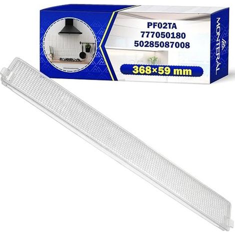 Cache Hotte Aspirante 368X59 mm avec Code PF02TA pour 777050180 pour 50285087008 50281261003 (1/5)