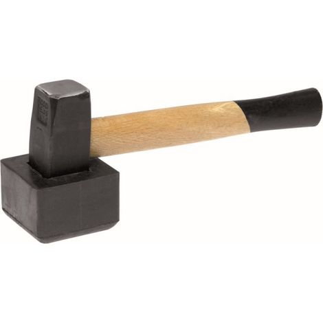 Martello Dedra ded13m10 testa gomma manico legno 1,25kg