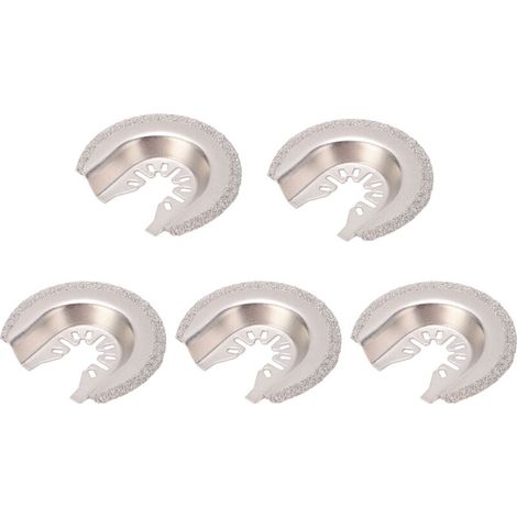 5-teiliges Universal-Set mit oszillierenden Diamant-Hartmetallsägeblättern zum Entfernen von Fugenmörtel aus Fliesen, Beton und Mauerwerk (1/4)