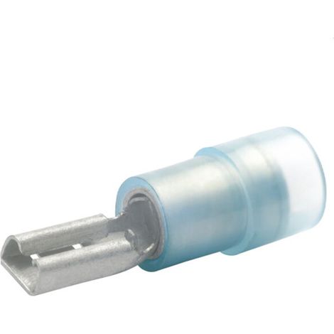 Klauke Flachsteckhülse n. DIN 2,8x0,8mm 1,5-2,5qmm blau VZ 8301A