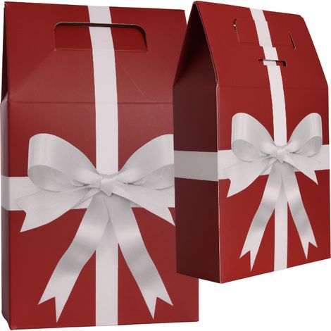 Caja de regalo de cart贸n decorativa para Navidad (1/5)