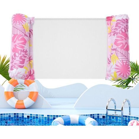 Piscina gonfiabile - Relax in acqua - Relax estivo - Materiale a rete traspirante - 127 x 70 cm - Rosa (1/5)