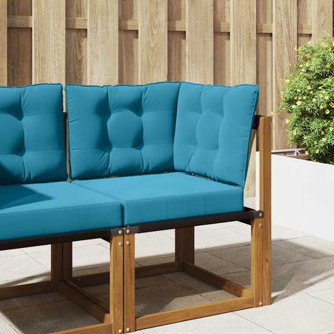 vidaXL  Outdoor Sofa Cushion  3 pcs Royal Blue Polyester