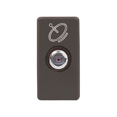 Gewiss GW21391 Steckdose TV (koaxial) Schwarz