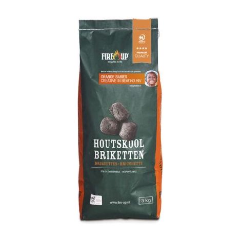 BRICCHETTI OVULI DI CARBONE VEGETALE PREMIUM 3KG