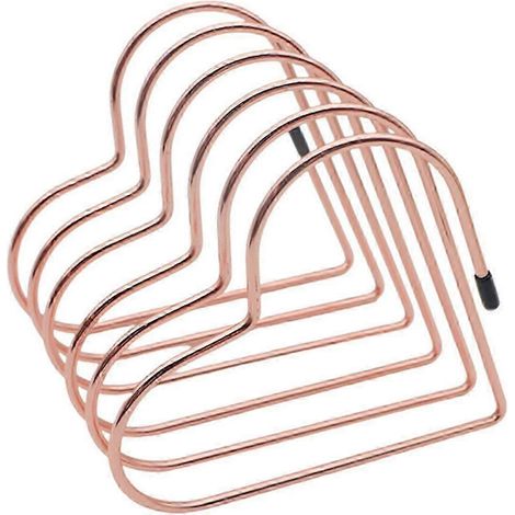 Bücherregal für den Schreibtisch, ausziehbares 5-Fächer-Regal zur Aufbewahrung von Fotoalben, vielseitig einsetzbar, robust, zur Aufbewahrung von Dokumenten, für die Tischdekoration-Rose Gold (1/5)