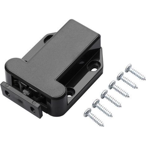 Türriegel mit Druckmechanismus zum Öffnen von Schranktüren, unsichtbares Schloss für Küchenschränke, magnetfreier Verriegelungsmechanismus für Schrank-, Schubladen- und Kleiderschranktüren (1/5)
