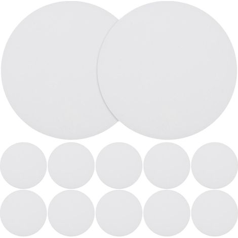 Lot de 20 plaques de diffusion de rechange pour spots encastrés, plaques d'ombrage-6.90X6.90X0.10CM-White (1/3)