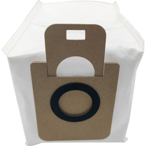 This is a set of 5 dust bags (made of non-woven fabric, highly efficient filter dust bags) for the Dreame D10 PLUS robotic vacuum cleaner. (1/4)