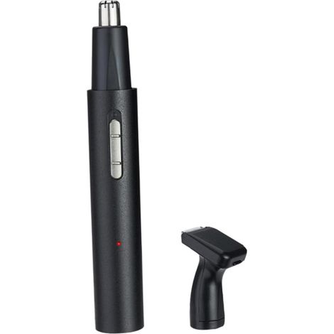 Recortador de vello nasal recargable por USB para hombres y mujeres. Recortador de vello nasal y de barba sin cuchillas giratorias seguras ni protección corporal. (1/5)