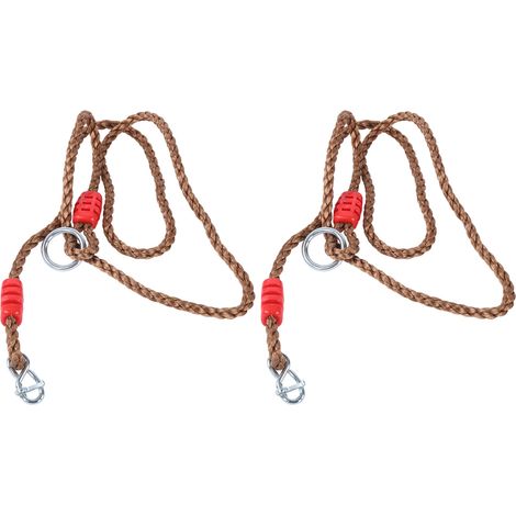 1 paire d'anneaux et de cordes pour balançoire d'extérieur pour enfants (1/5)