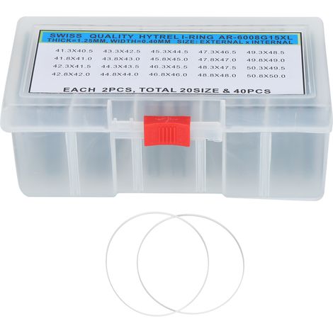 Joint d'étanchéité AR‑6008G15XL pour boîtier de montre, rondelles étanches et accessoires de rechange pour montres. (1/5)