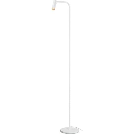 [GEBRAUCHT] B-Ware Slv Karpo Led Stehleuchte Standleuchte Stehlampe Leseleuchte Mit Dimmer Weiß