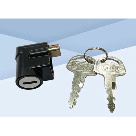 Serrure antivol pour batterie de vélo électrique – Cylindre longueur 15 mm – Sécurise la batterie – Protection efficace (1/5)