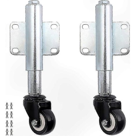 Roulettes de porte de 6 cm - Roulettes de porte réglables pour une suspension stable. (1/5)