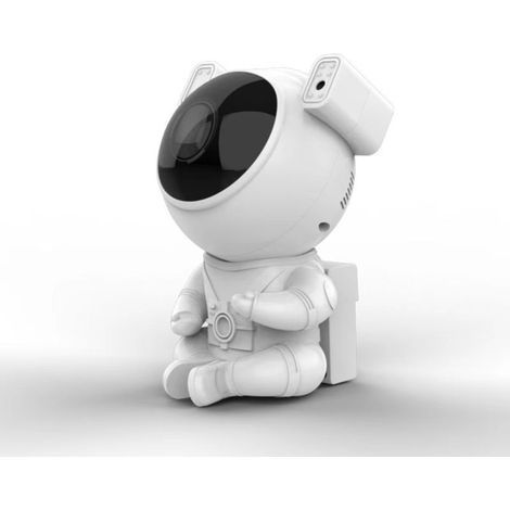 Seated Astronaut Starry Sky Projector Lamp Gypsophila Laser Star Ambient Light Night Light (1/5)