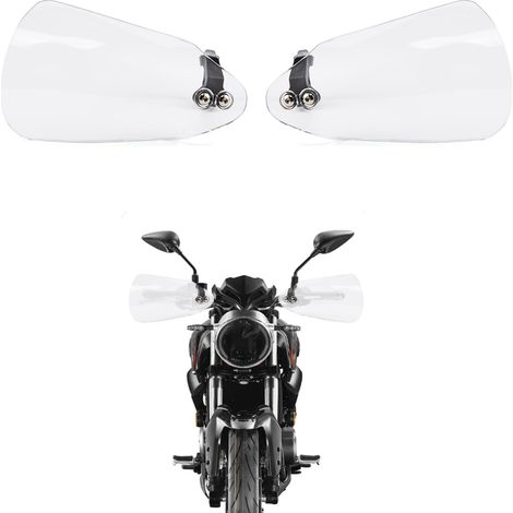 Protege Main Moto Universel Protège Mains Moto Cross Transparent (1/5)