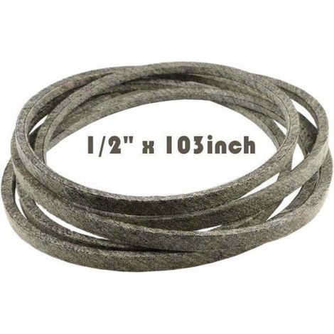 Courroie Trapézoïdale - 103 Pouces x 1/2 Pouces - Fibre Para-Aramide Kevlar - Pour Moteur Tondeuse à Gazon - 1 Pièce (1/5)