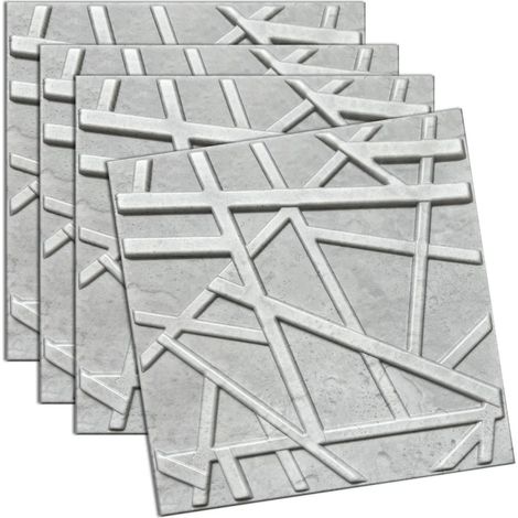 Dalle de plafond 3D en polystyrène léger 50x50 cm – Effet 3D prononcé – Installation rapide sans outils – Pour intérieur moderne (1/5)